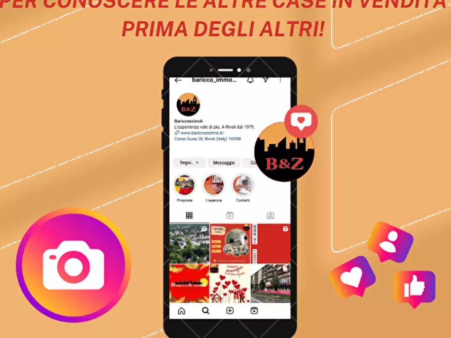 Immagine 10 di Quadrilocale in vendita  in Viale XXV aprile 10 a Rosta