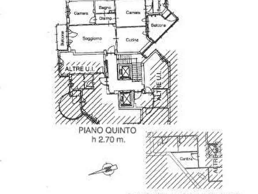 Immagine 23 di Quadrilocale in vendita  in Corso Umbria 48 a Torino
