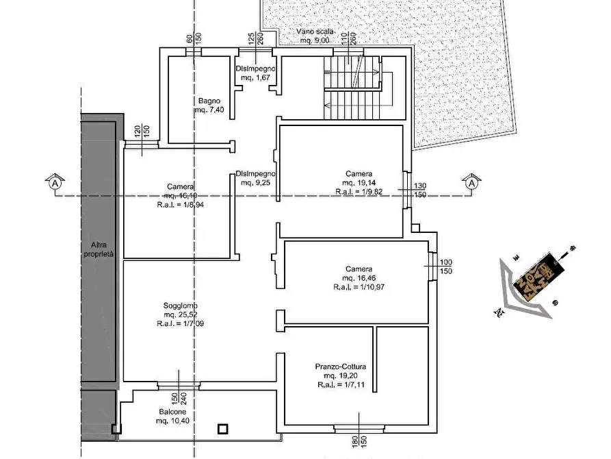Immagine 31 di Quadrilocale in vendita  in via venturoli 14 a Mazzano