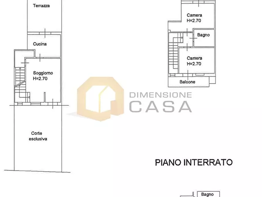 Immagine 40 di Villetta a schiera in vendita  in via noci a Calvagese Della Riviera