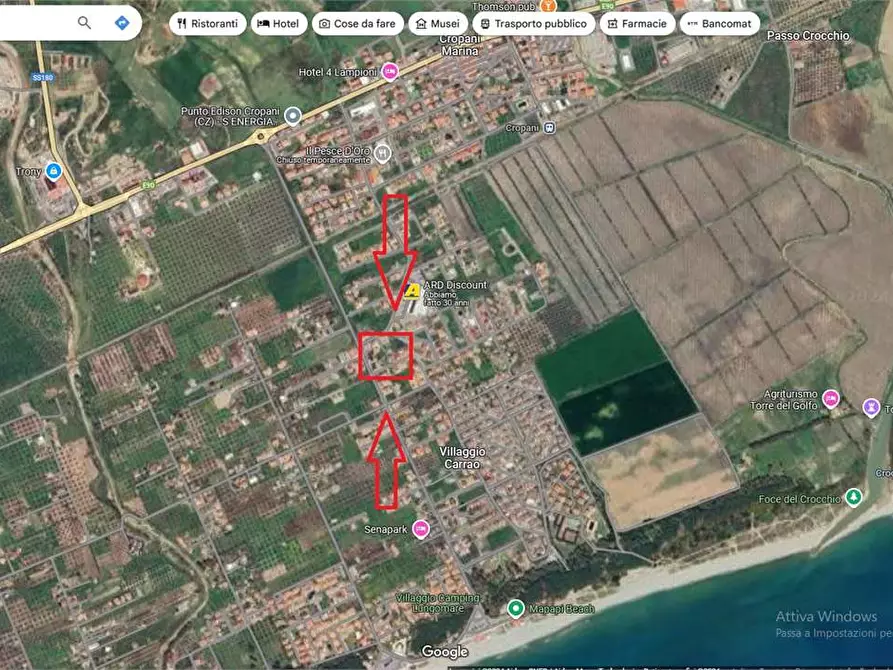 Immagine 4 di Terreno edificabile in vendita  in loc sena cropani a Cropani