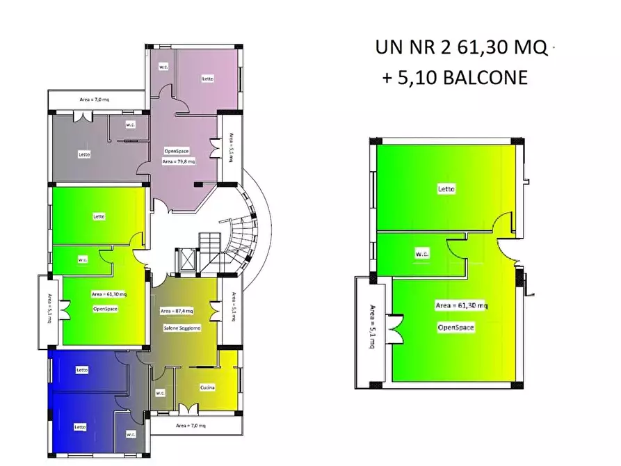 Immagine 8 di Appartamento in vendita  in VIA ANTONIO IZZI DE FALENTA  a Catanzaro