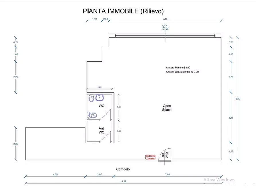 Immagine 7 di Ufficio in vendita  in Via Lucrezia della Valle  a Catanzaro