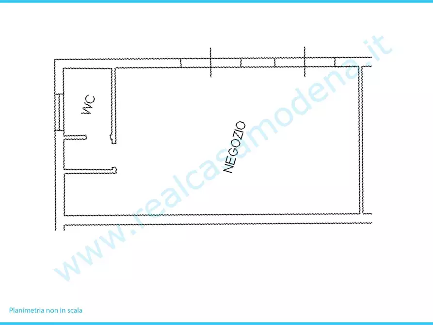 Immagine 5 di Negozio in affitto  in via pietro giannone a Modena
