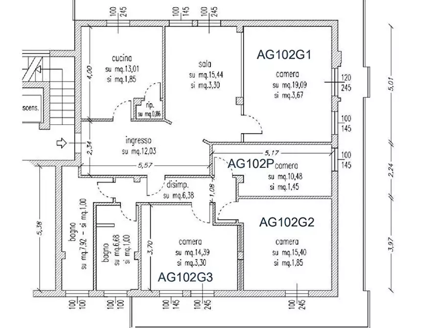 Immagine 9 di Monolocale in affitto  in Viale Buon Pastore 56 a Modena