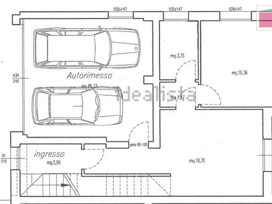 Immagine 6 di Casa bifamiliare in vendita  in Viale Corassori  a Modena
