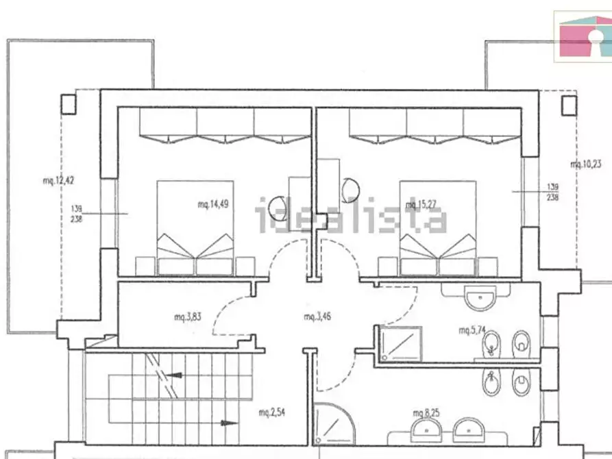 Immagine 8 di Casa bifamiliare in vendita  in Viale Corassori  a Modena