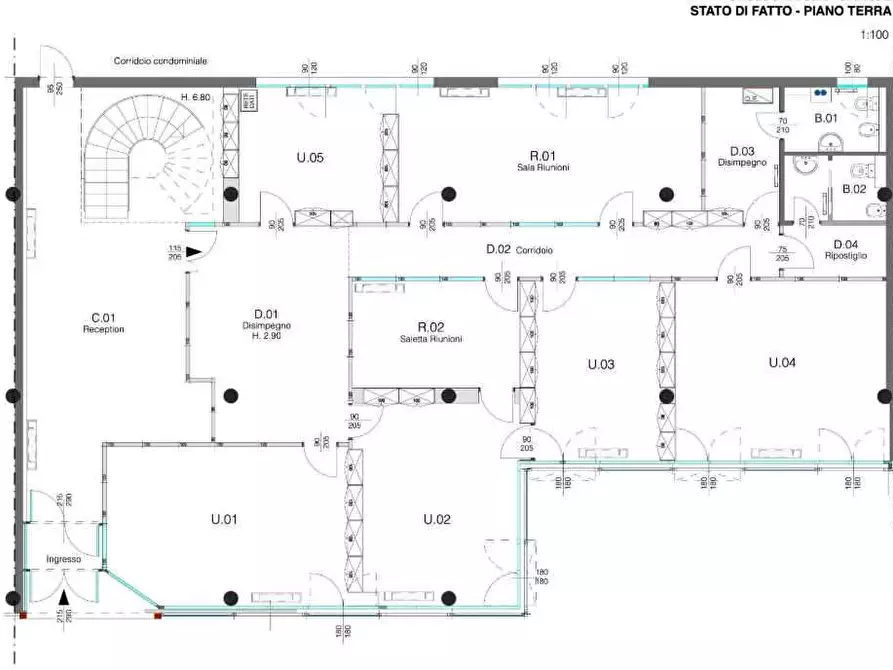 Immagine 1 di Ufficio in affitto  a Modena