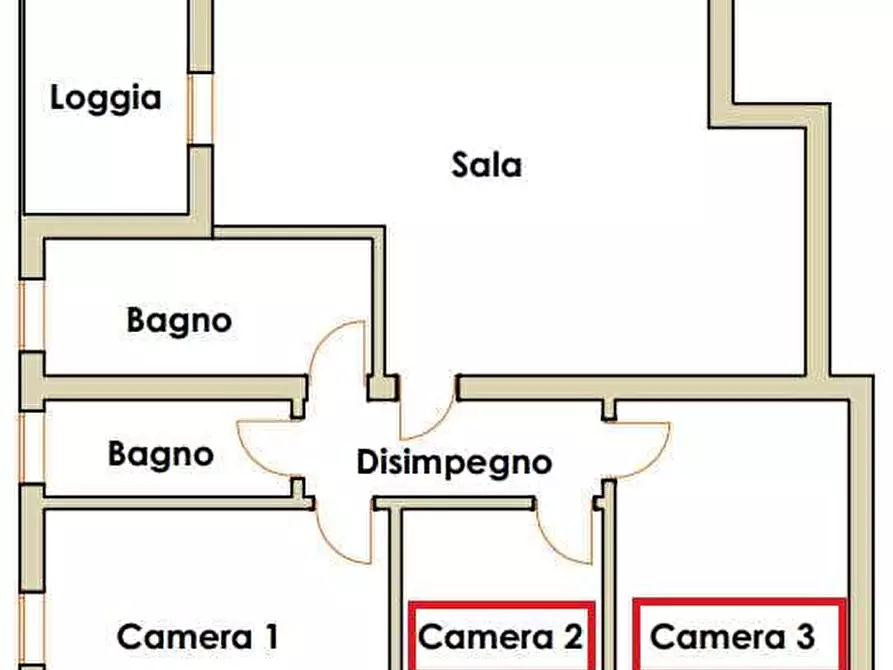 Immagine 30 di Appartamento in affitto  in Via Alassio  a Modena