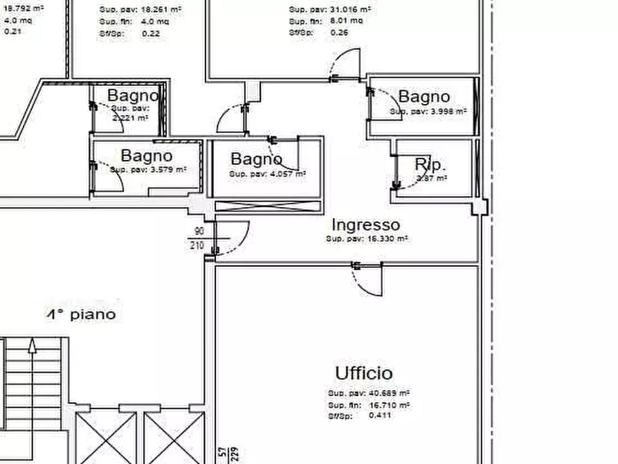 Immagine 9 di Ufficio in vendita  in Via Giardini  468 a Modena