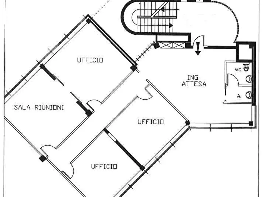 Immagine 5 di Ufficio in affitto  in Via Baccelli  a Modena