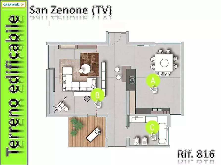 Immagine 7 di Terreno edificabile in vendita  in Via Coltrù a San Zenone Degli Ezzelini