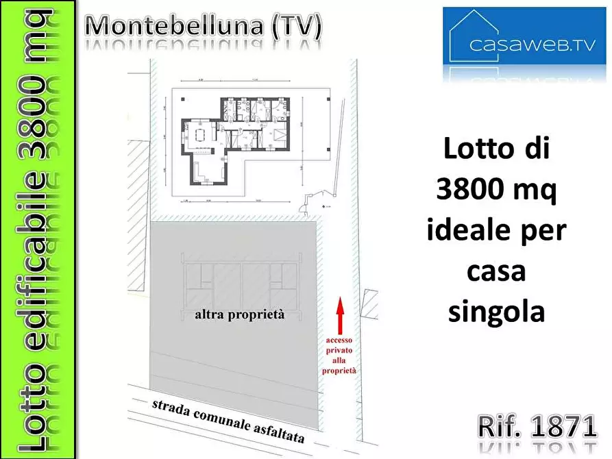 Immagine 2 di Terreno edificabile in vendita  in Via Cal di mezzo a Montebelluna