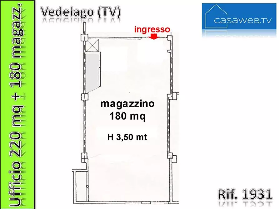 Immagine 3 di Ufficio in vendita  in Via dell'Artigianato a Vedelago