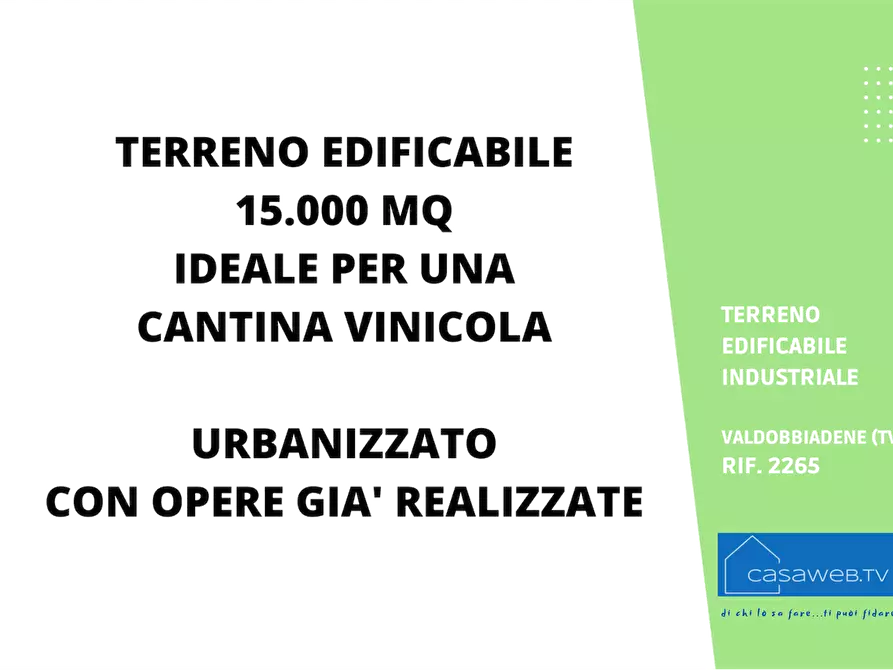 Immagine 2 di Terreno edificabile in vendita  in Via Erizzo a Valdobbiadene