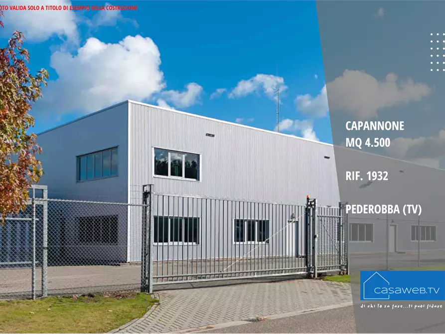 Immagine 2 di Capannone industriale in vendita  in Via Feltrina 5 a Pederobba