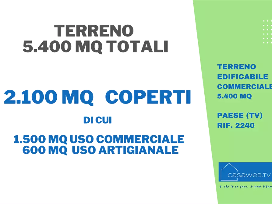 Immagine 3 di Terreno edificabile in vendita  in via postumia  a Paese