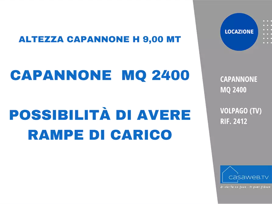 Immagine 2 di Capannone industriale in affitto  a Volpago Del Montello