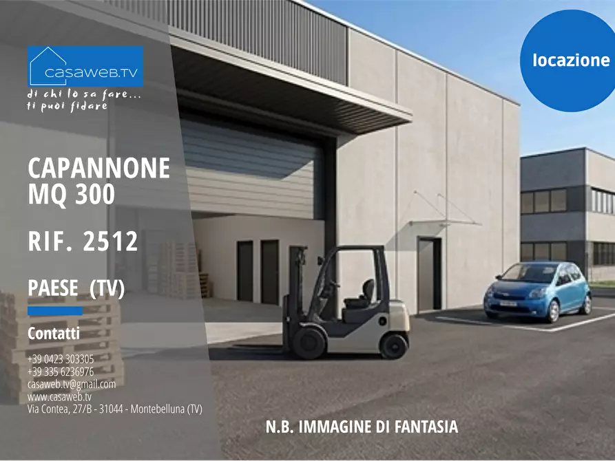 Immagine 1 di Capannone industriale in affitto  in Via Filippo Turati 1 a Paese