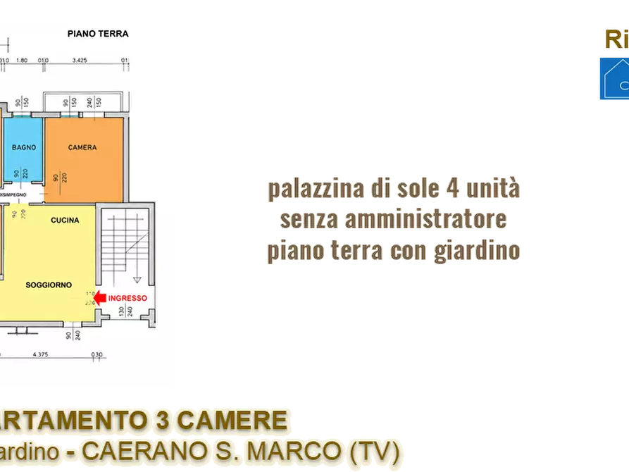 Immagine 2 di Appartamento in vendita  in Via Piave a Caerano Di San Marco