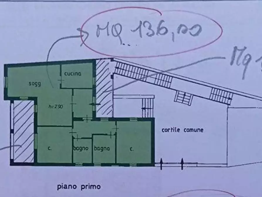 Immagine 14 di Casa bifamiliare in vendita  in via 25 Aprile a Travedona-Monate