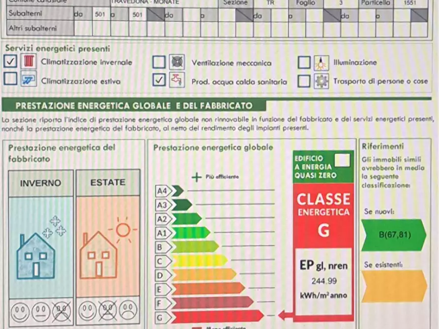 Immagine 32 di Porzione di casa in vendita  in Via Aldo Moro a Travedona-Monate