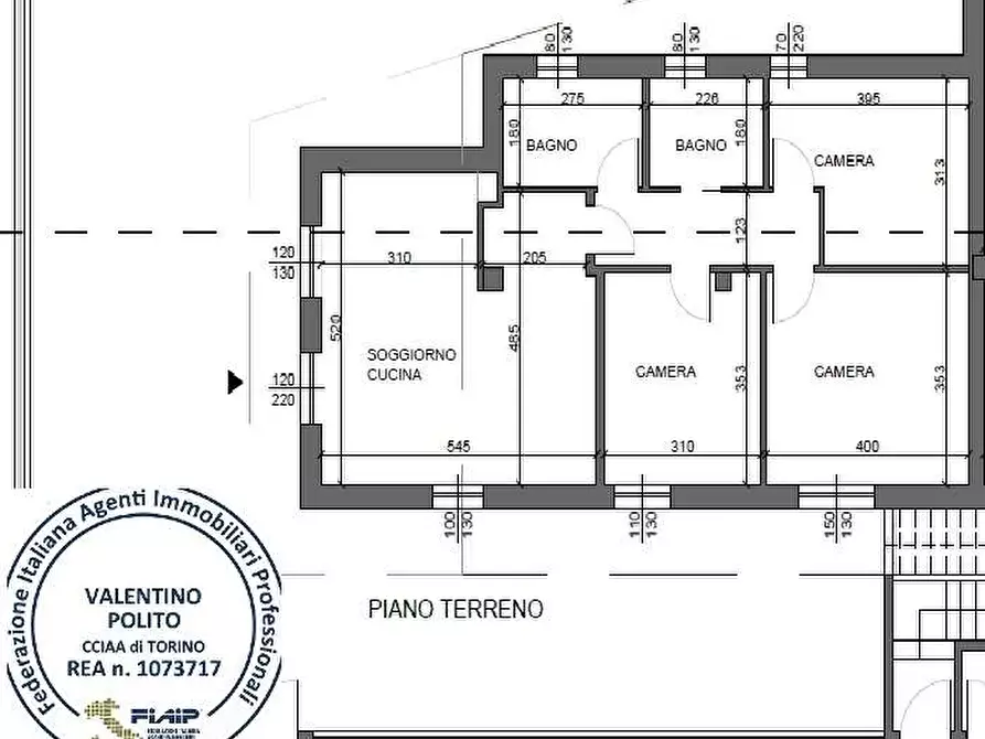 Immagine 31 di Quadrilocale in vendita  in Via Monginevro 6 a Vinovo