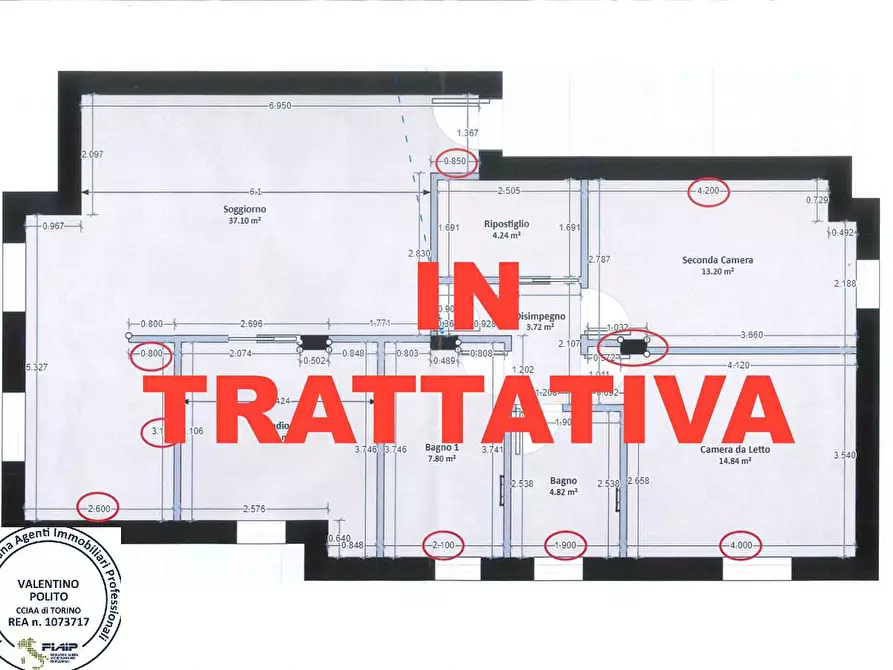Immagine 1 di Appartamento in vendita  in via Giovanni Valetti 56 a Vinovo