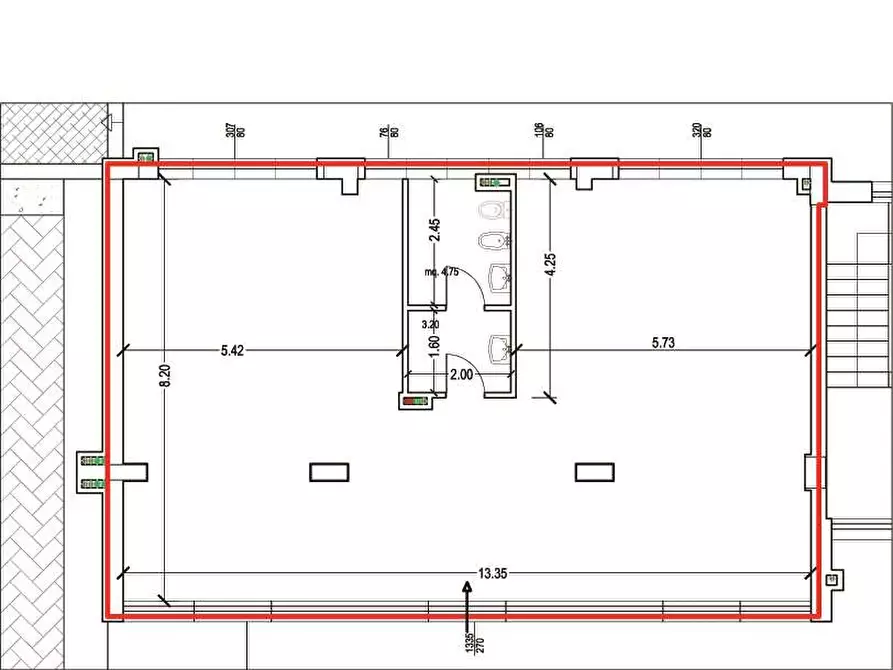 Immagine 11 di Ufficio in vendita  a Prato