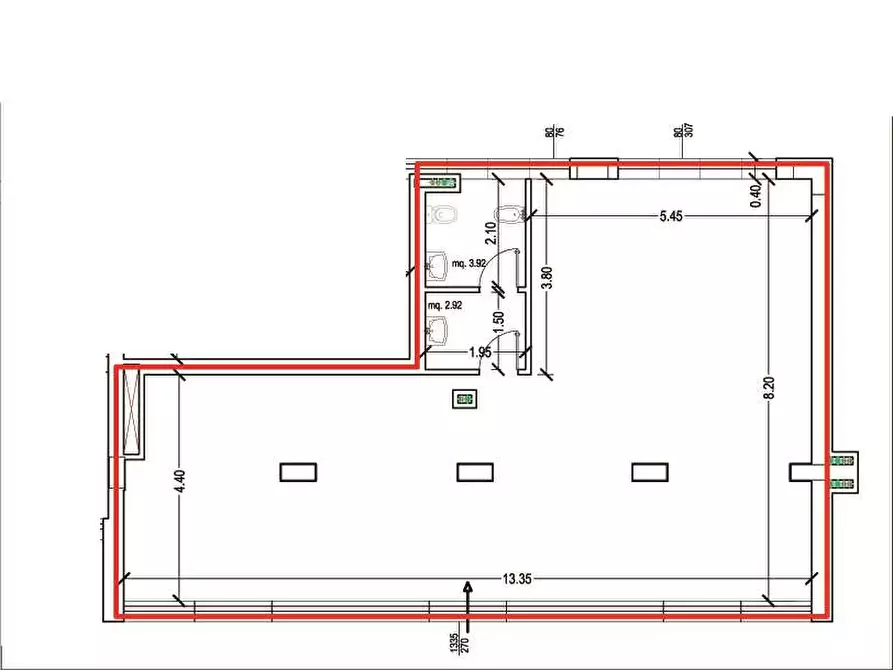 Immagine 9 di Ufficio in vendita  a Prato