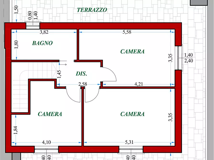 Immagine 5 di Villa in vendita  a Montale