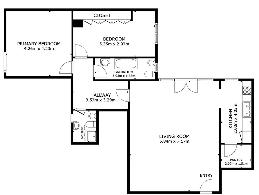 Immagine 5 di Quadrilocale in vendita  a Prato