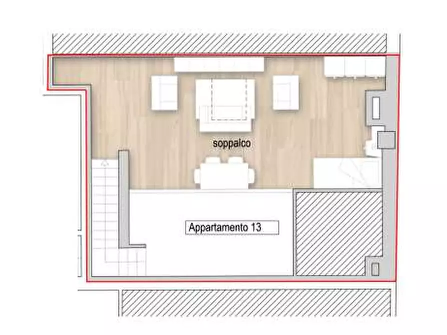 Immagine 5 di Maisonette in vendita  a Prato