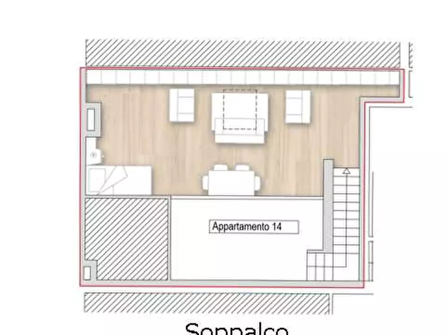 Immagine 5 di Maisonette in vendita  a Prato