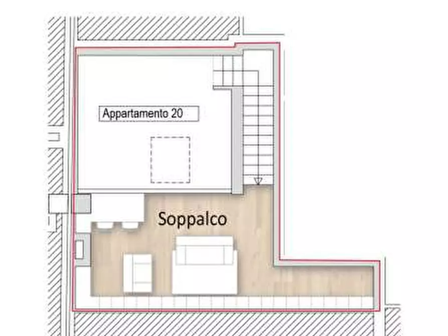 Immagine 4 di Maisonette in vendita  a Prato