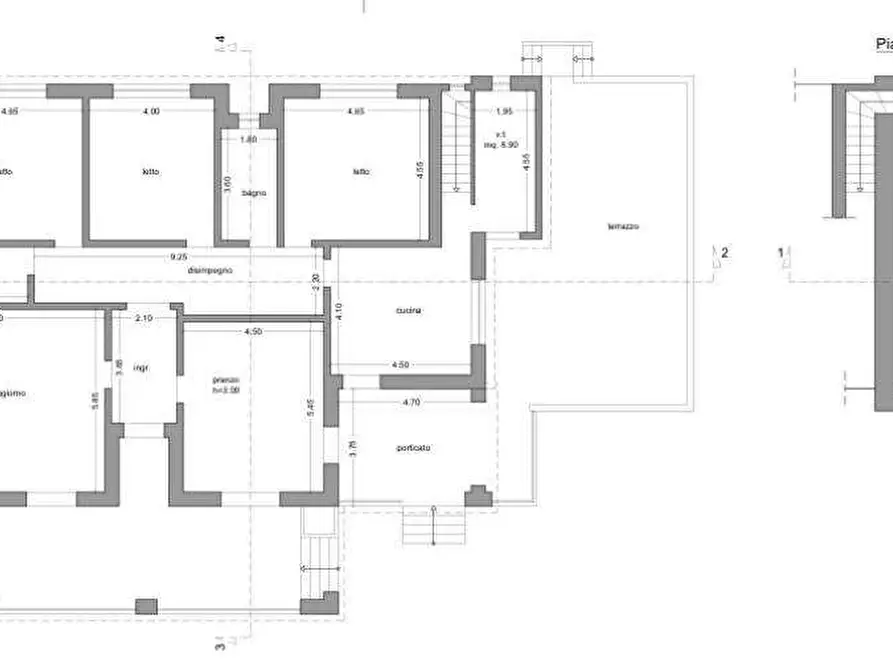Immagine 10 di Casa bifamiliare in vendita  in Via Pirandello a Andrano