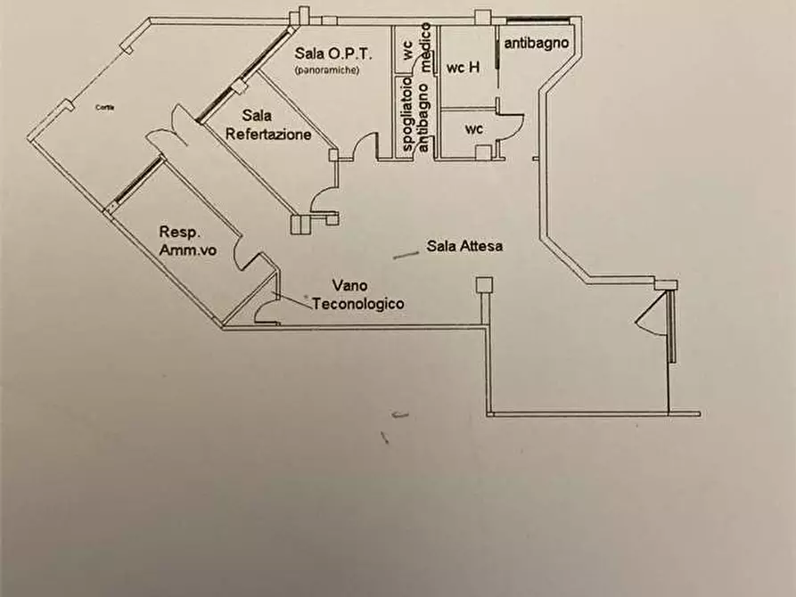 Immagine 13 di Ufficio in vendita  in via Giaquinto 5 a Lecce