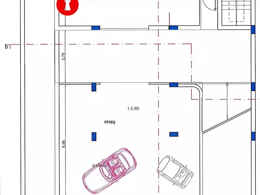 Immagine 13 di Quadrilocale in vendita  in via guadagni 2 a Cimitile