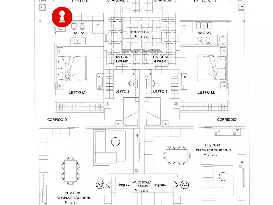 Immagine 24 di Appartamento in vendita  in monte della Taglia 4 a Cicciano