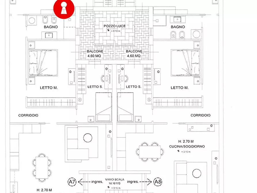 Immagine 27 di Appartamento in vendita  in monte della Taglia 4 a Cicciano
