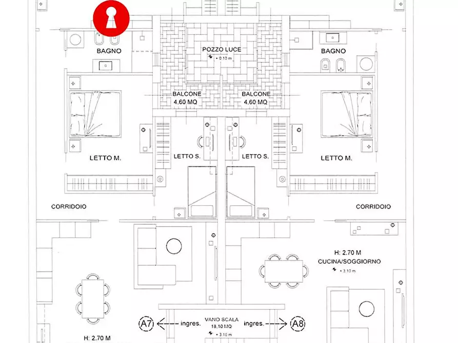 Immagine 28 di Appartamento in vendita  in monte della Taglia 4 a Cicciano