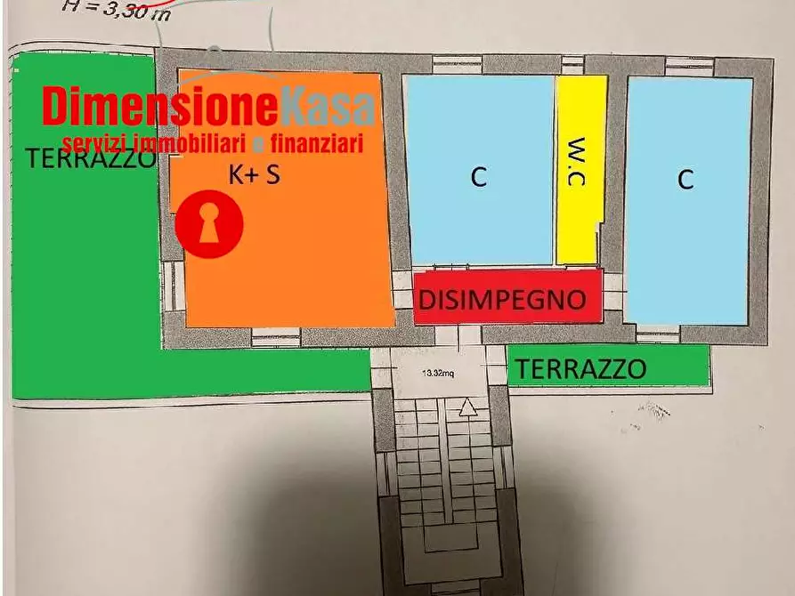 Immagine 38 di Porzione di casa in vendita  in via principe di Piemonte 34 a Camposano