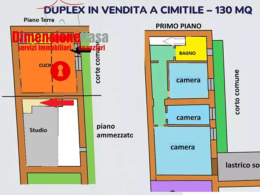 Immagine 27 di Maisonette in vendita  in via mons. cece 1 a Cimitile