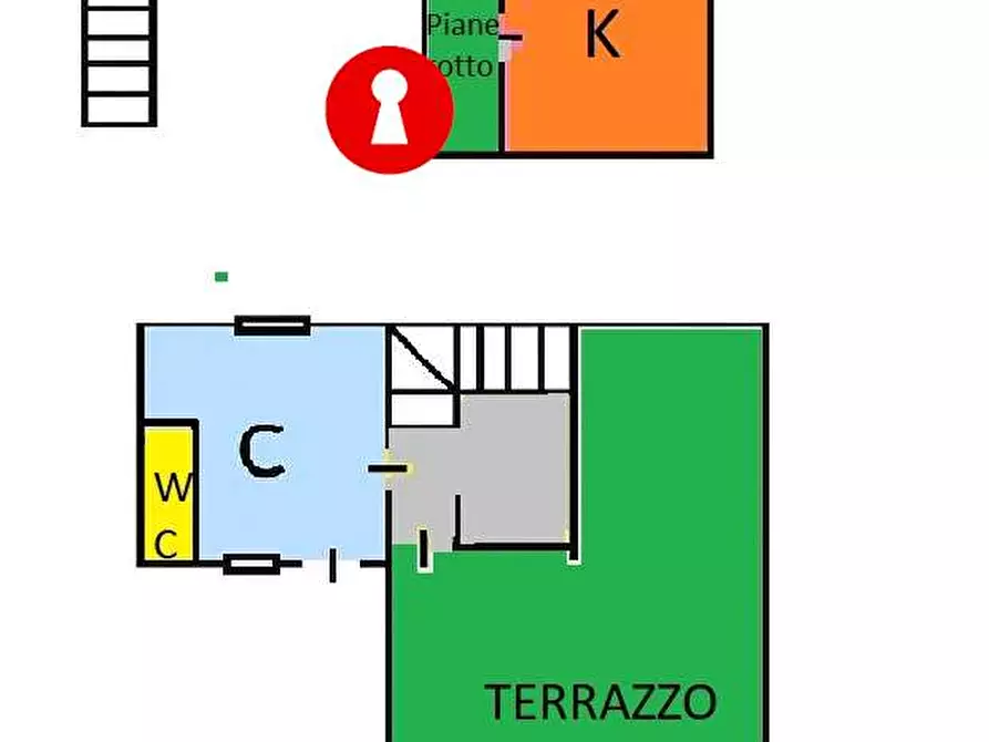 Immagine 20 di Porzione di casa in vendita  in Via croce 26 a Cimitile