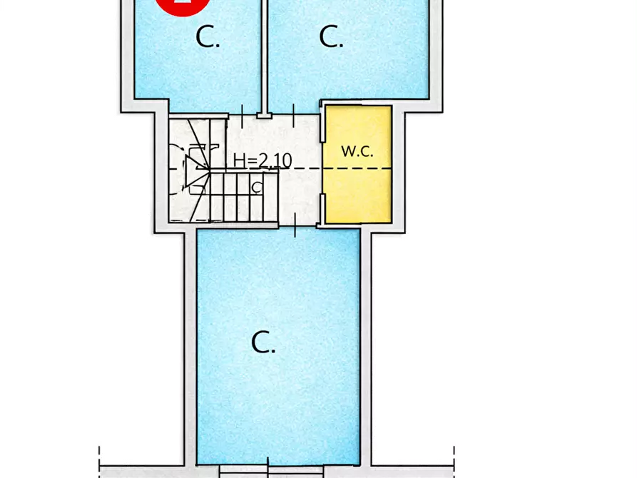 Immagine 24 di Villetta a schiera in vendita  in Via Polvica 156 a San Felice A Cancello