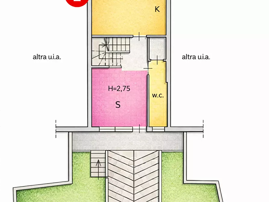 Immagine 23 di Villetta a schiera in vendita  in Via Polvica 156 a San Felice A Cancello