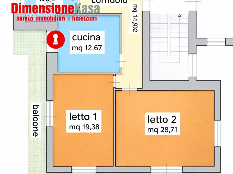 Immagine 28 di Trilocale in vendita  in via parini 3 a Cimitile