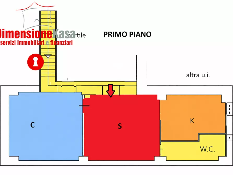 Immagine 14 di Porzione di casa in vendita  in corso umberto I a Cimitile