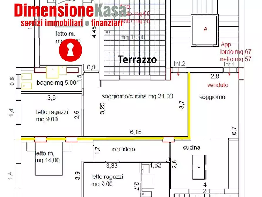 Immagine 4 di Appartamento in vendita  in via roccarainola a Cicciano
