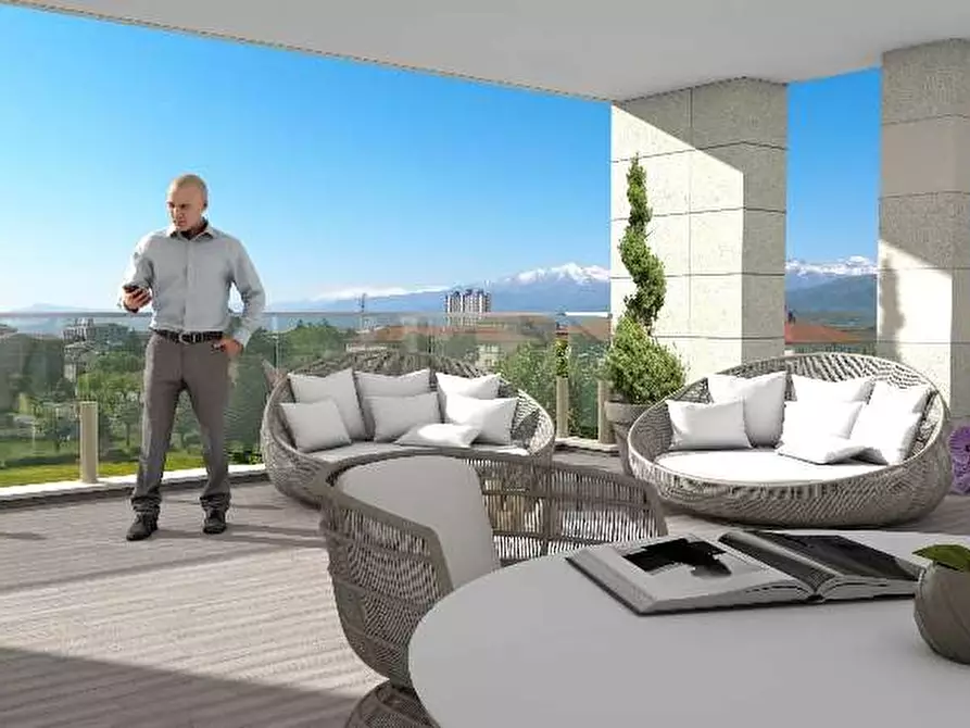 Immagine 7 di Attico in vendita  in Via Palladio a Pinerolo